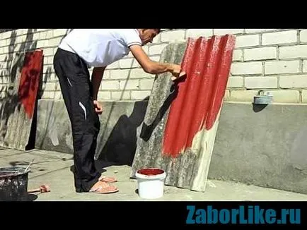 A kerítés készült pala kezét fotó és videó