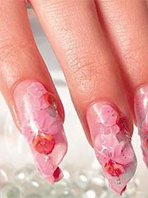 Nails tervezés gél fotó háromdimenziós tervezés és modellezés gél köröm és kapacitás