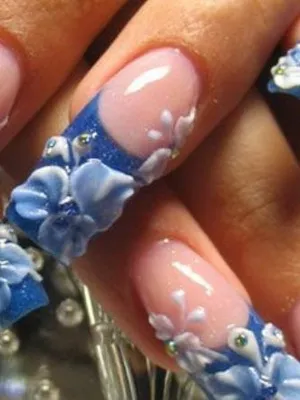Nails tervezés gél fotó háromdimenziós tervezés és modellezés gél köröm és kapacitás