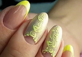 Nails tervezés 2017 fényképet modern elképzelések kabát mintával