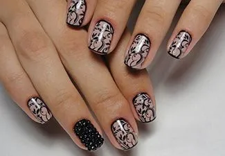 Nails tervezés 2017 fényképet modern elképzelések kabát mintával