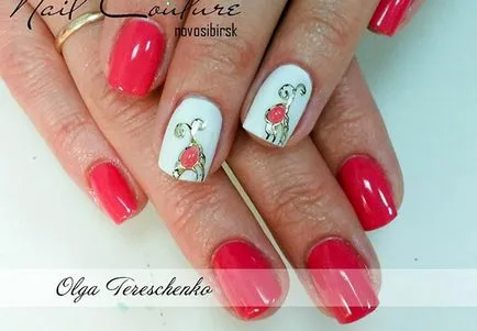Nails tervezés gél lakk 30 fényképet elegáns manikűr oktatóvideók