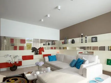 Belsőépítészet modern élet - stílus, oldatok, fotó