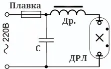 Higanygőz lámpák DRL