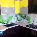 Kötény konyhai üveg fotó telepítési utasításokat a kezüket, az érvek és ellenérvek, vélemények