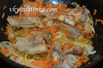 Bean pörkölt csirke - recept fotókkal (pörkölt) Bean pörkölt csirke - recept fotókkal