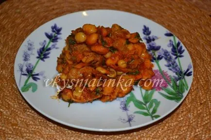 Bean pörkölt csirke - recept fotókkal (csirke) Bean pörkölt csirke - recept fotókkal