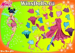 Játékok a lányok Winx öltöztetős (Girls) Játékok a lányok Winx öltöztetős