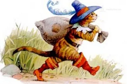 Illusztrációk a mese Puss in Boots kép (képek) Illusztrációk a mese Puss in Boots képek