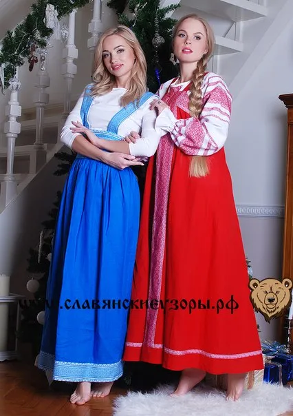 A történelem az orosz ruhák