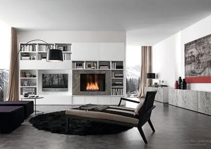 Belsőépítészet és modern nappali, 30 elegáns dekoráció ötletek