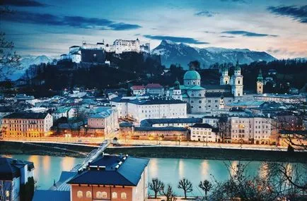 Salzburg, Ausztria Salzburg szól és látnivalók fotókkal