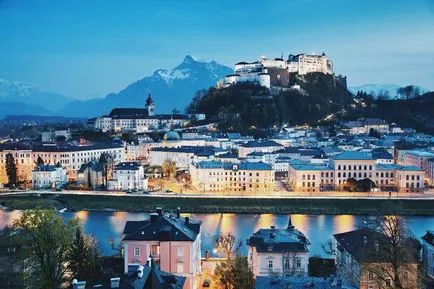 Salzburg, Ausztria Salzburg szól és látnivalók fotókkal