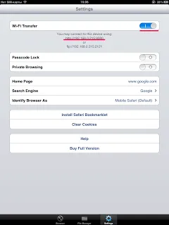 Swing ipad