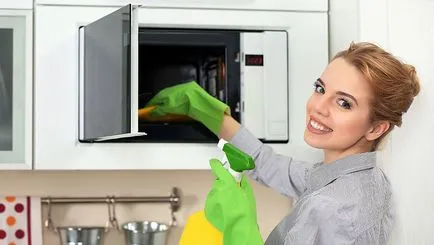 Hogyan lehet gyorsan eltávolítani a szaga égett a mikrohullámú