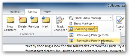 Hogyan adjunk egy megjegyzést a Word 2010