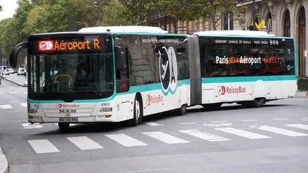 Hogyan lehet eljutni a Párizs központjában repülőtér Charles de Gaulle