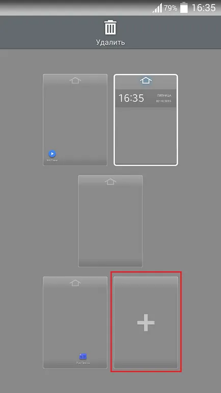Hogyan adjunk az asztalon az Android