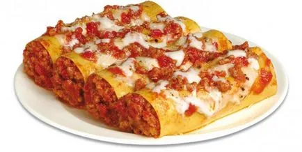 A töltött cannelloni - a recept a különböző töltelékkel