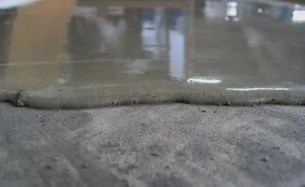 Hogyan és milyen szinten a betonon, a modern technológiák és anyagok