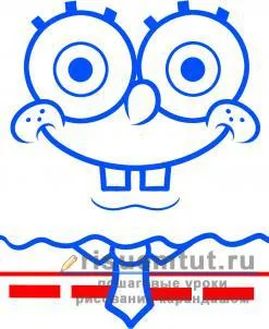 Hogyan könnyű felhívni SpongyaBob ceruza fokozatosan - felhívni itt