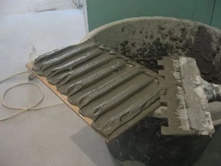 Hogyan ragasztó a csempe a gipszkarton a fürdőszobában fotó és videó használati