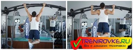 Hogyan kell építeni a bicepsz a bárban - képzés, szivattyúzás, kprazhneniya