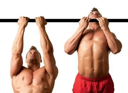 Hogyan kell építeni a bicepsz egy vízszintes sáv húzódzkodás