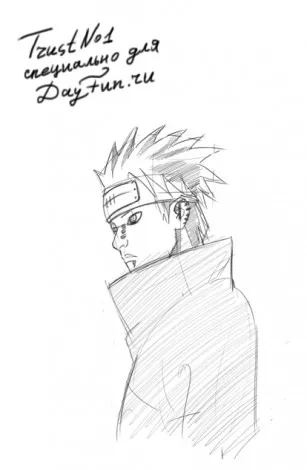Hogyan kell felhívni a Naruto Pein ceruza szakaszaiban
