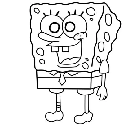 Hogyan kell felhívni SpongyaBob szakaszban, lessdraw