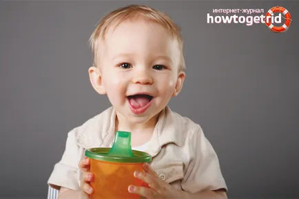 Hogyan kell tanítani a gyermeket, hogy inni a cső tippek