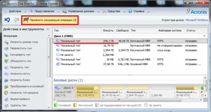 Hogyan lehet egyesíteni két partíciót a merevlemez windows