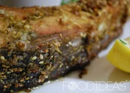 Sült tokhal a sütőben - főzés recept fényképpel (sütő) Sült tokhal a sütőben - főzés recept egy fotó