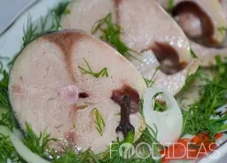 Sült tokhal a sütőben - főzés recept fotó (tok) Sült tokhal a sütőben - főzés recept egy fotó