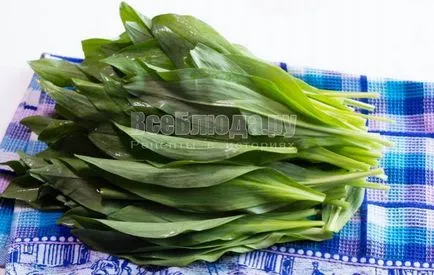 Sózás fokhagyma télen a bankok - sós póréhagyma recept lépésről lépésre fotók, minden étkezés