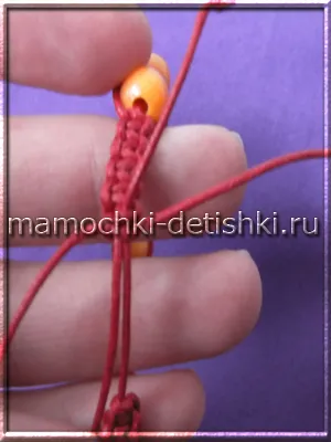 Hogyan szőni karkötő Shambala-lépésre fotók, műhely görögszéna, szülői, a gyermekek egészsége