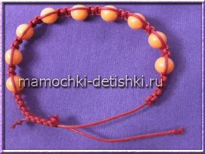 Hogyan szőni karkötő Shambala-lépésre fotók, műhely görögszéna, szülői, a gyermekek egészsége