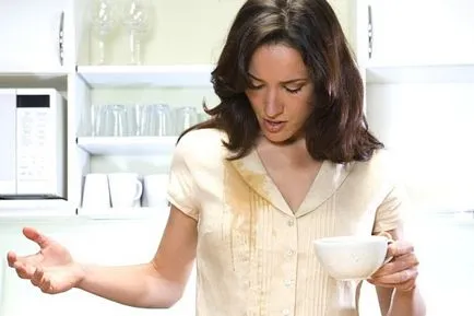 Hogyan mossa foltokat a tea, fehér dolgokat, textil és papír, és videó vélemény