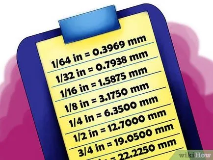 Hogyan lehet átalakítani hüvelyk milliméter