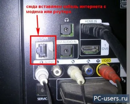 Hogyan csatlakoztatható a Samsung TV-n (Samsung), hogy az interneten (hogyan kell csatlakoztatni a Samsung TV az interneten) Hogyan lehet csatlakozni a Samsung tv (Samsung), hogy az internet