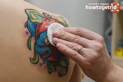 Hogyan kell helyesen gondozása tetoválás az első napon