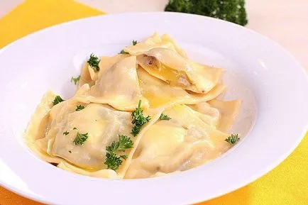 Főzni ravioli hús vagy zöldség