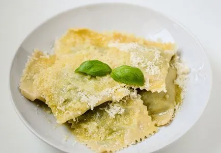 Főzni ravioli hús vagy zöldség