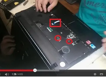 Hogyan szétszedni laptop eMachines e732