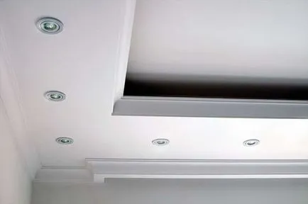 Hogyan készítsünk egy doboz gipszkarton mennyezetre kezét