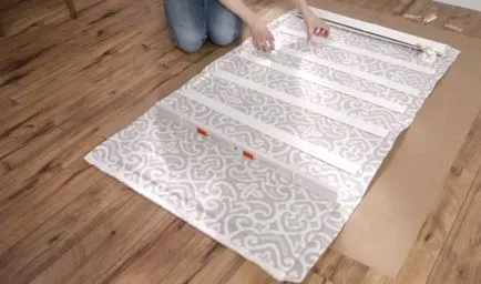 Vakok a kezüket a tapéta lépésről lépésre fotók és leírás szakaszok videoinstruktsiis