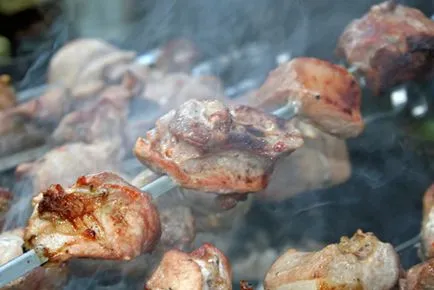 Fry a húst a parázs - hogyan süt a shish kebab (sült) Fry a húst a parázs - hogyan süt a shish kebab