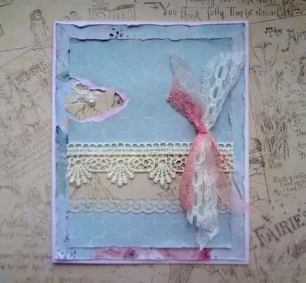 Hogyan készítsünk egy képeslap - Scrapbooking Ötletek