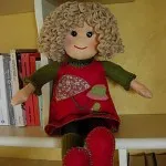 Hogyan készítsünk haj textil babák