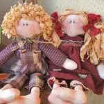 Hogyan készítsünk haj textil babák